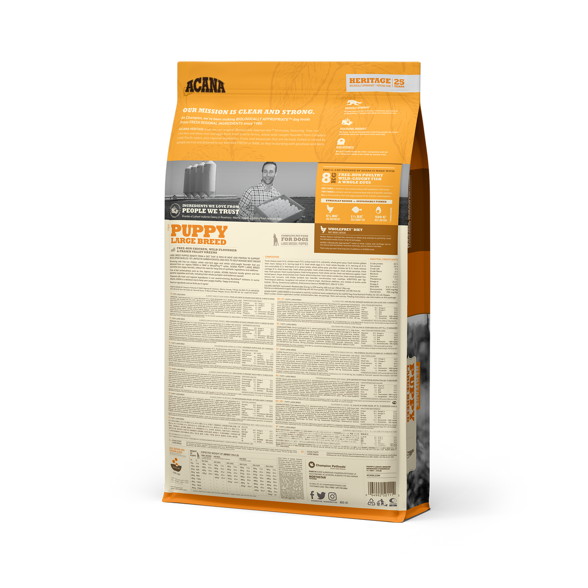 Acana heritage sales large breed puppy