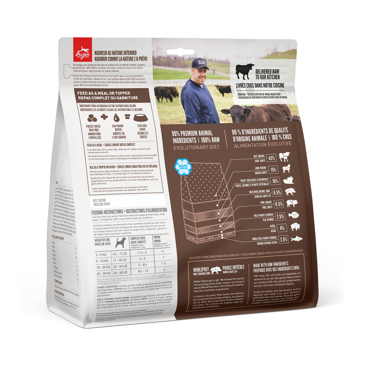 Orijen Regional Red Freeze Dried Kibble